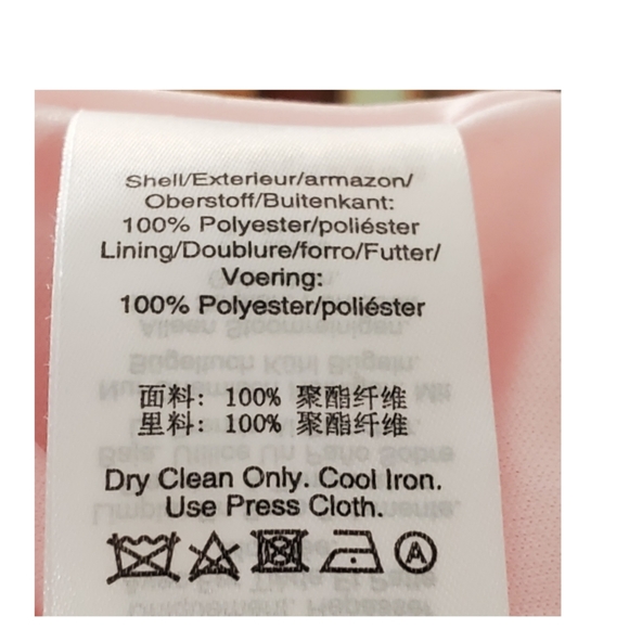 DKNY Pink Pleated Sleeveless Shift Dress 10 - Picture 6 of 7